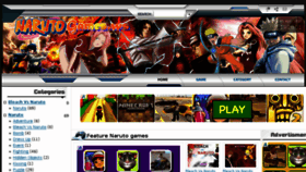 What Narutogames.co website looked like in 2016 (8 years ago)
