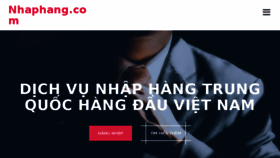 What Nhaphang.com website looked like in 2016 (8 years ago)