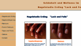 What Nagelstudio-erding.de website looked like in 2016 (8 years ago)