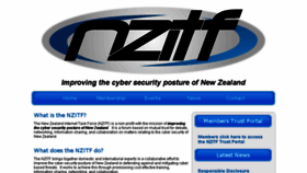 What Nzitf.org.nz website looked like in 2016 (8 years ago)