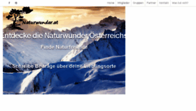 What Naturwunder.at website looked like in 2016 (8 years ago)