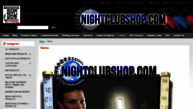 What Nightclubshop.com website looked like in 2016 (8 years ago)