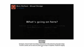 What Nickstefani.com website looked like in 2016 (8 years ago)