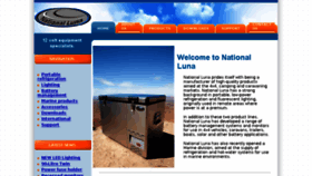 What Nationalluna.com website looked like in 2016 (8 years ago)