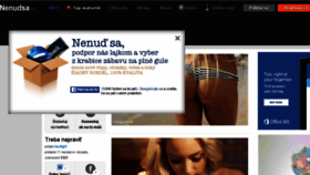 What Nenudsa.sk website looked like in 2016 (8 years ago)