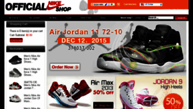 What Nikeofficial.us.com website looked like in 2016 (8 years ago)