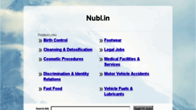 What Nubl.in website looked like in 2016 (8 years ago)