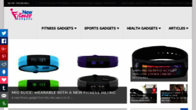 What Newfitnessgadgets.com website looked like in 2016 (8 years ago)
