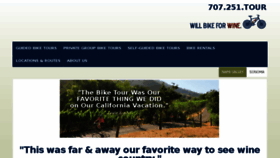 What Napavalleybiketours.com website looked like in 2016 (8 years ago)