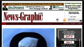 What News-graphic.com website looked like in 2016 (8 years ago)