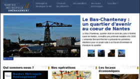 What Nantes-amenagement.fr website looked like in 2016 (8 years ago)