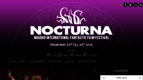 What Nocturnafilmfestival.com website looked like in 2016 (8 years ago)