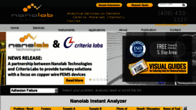 What Nanolabtechnologies.com website looked like in 2016 (8 years ago)