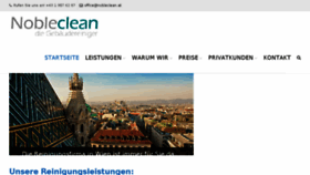 What Nobleclean.at website looked like in 2016 (8 years ago)