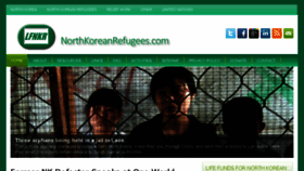 What Northkoreanrefugees.com website looked like in 2016 (8 years ago)