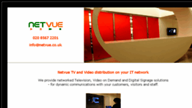 What Netvue.co.uk website looked like in 2016 (8 years ago)