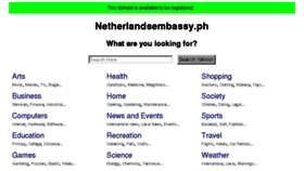 What Netherlandsembassy.ph website looked like in 2016 (8 years ago)