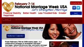 What Nationalmarriageweekusa.org website looked like in 2016 (8 years ago)