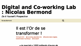 What Nicolas-bermond.com website looked like in 2016 (8 years ago)