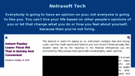 What Netrasofttech.com website looked like in 2016 (8 years ago)