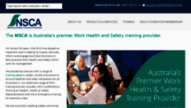 What Nsca.org.au website looked like in 2016 (8 years ago)