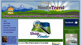 What Needletravel.com website looked like in 2016 (8 years ago)