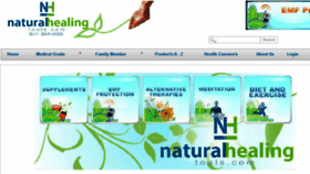 What Naturalhealingtools.com website looked like in 2016 (8 years ago)