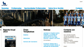 What Novonordisk.es website looked like in 2016 (8 years ago)