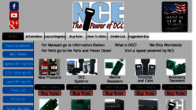 What Ncedcc.com website looked like in 2016 (8 years ago)