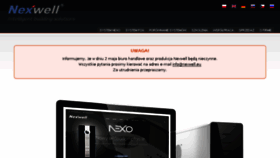 What Nexwell.eu website looked like in 2016 (8 years ago)