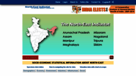 What Northeastindiastat.com website looked like in 2016 (8 years ago)