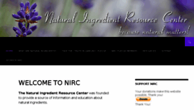 What Naturalingredient.org website looked like in 2016 (8 years ago)