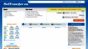 What Nettransfer.eu website looked like in 2016 (9 years ago)