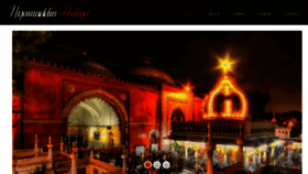 What Nizamuddinauliya.com website looked like in 2016 (8 years ago)