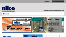 What Nilco.de website looked like in 2016 (7 years ago)