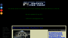 What Noicingsports.com website looked like in 2016 (9 years ago)