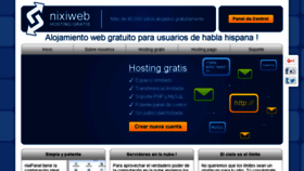 What Nixiweb.com website looked like in 2016 (8 years ago)