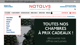 What Natalys.fr website looked like in 2016 (8 years ago)