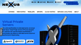 What Nexus.net.pk website looked like in 2016 (8 years ago)