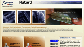 What Nucard.co.za website looked like in 2016 (8 years ago)