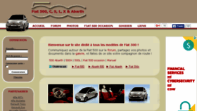 What Nouvelle-fiat500.fr website looked like in 2016 (7 years ago)