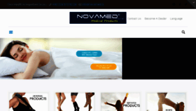 What Novamed.tc website looked like in 2016 (8 years ago)
