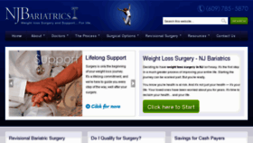 What Njbariatricspc.com website looked like in 2016 (8 years ago)