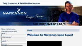 What Narconon.org.za website looked like in 2016 (7 years ago)