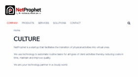 What Netprophet.co.za website looked like in 2016 (8 years ago)