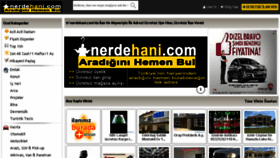 What Neredehani.com website looked like in 2016 (7 years ago)