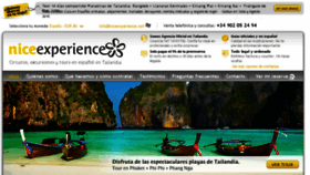 What Niceexperience.net website looked like in 2016 (8 years ago)