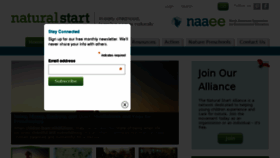 What Naturalstart.org website looked like in 2016 (8 years ago)