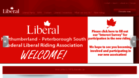 What Northumberlandquintewest.liberal.ca website looked like in 2016 (8 years ago)