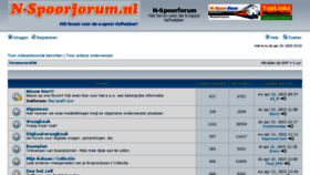 What N-spoorforum.nl website looked like in 2016 (8 years ago)